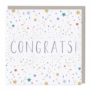 Congrats Confetti Greetings Card